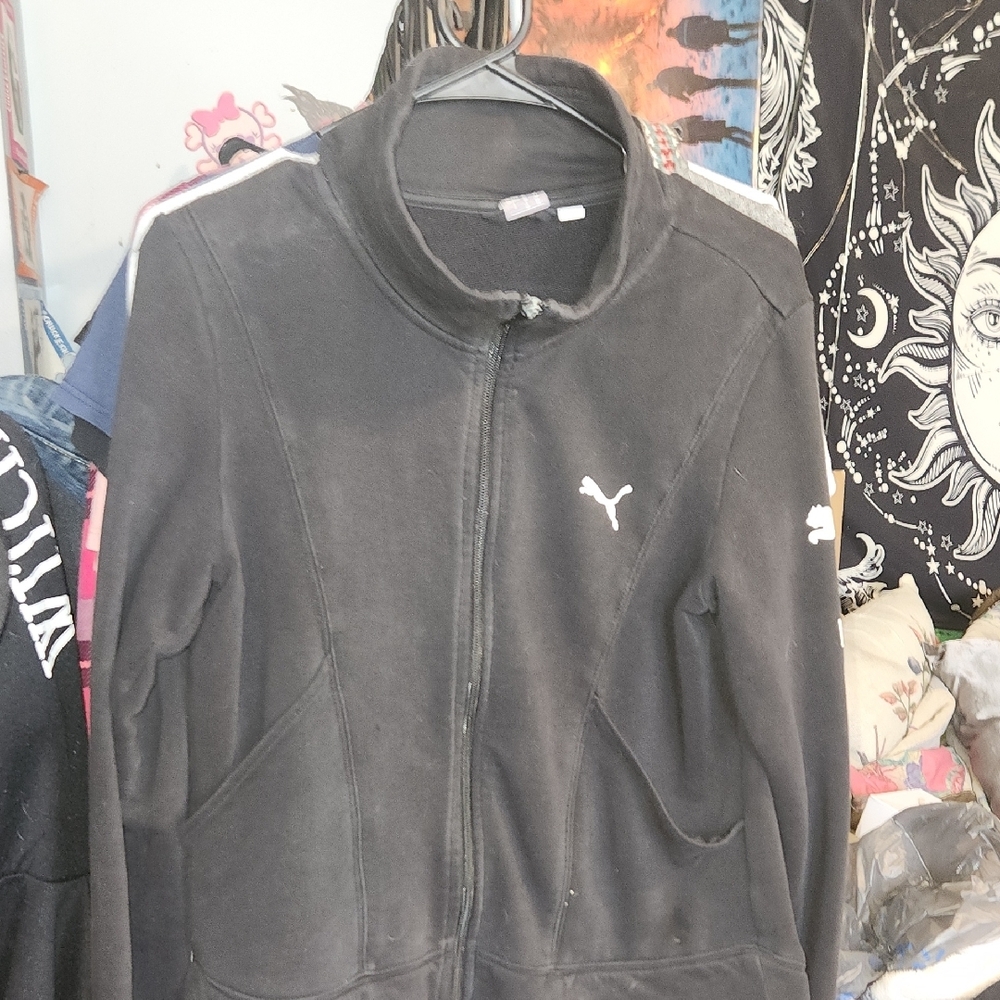 Puma Black Zip-Up Jacket